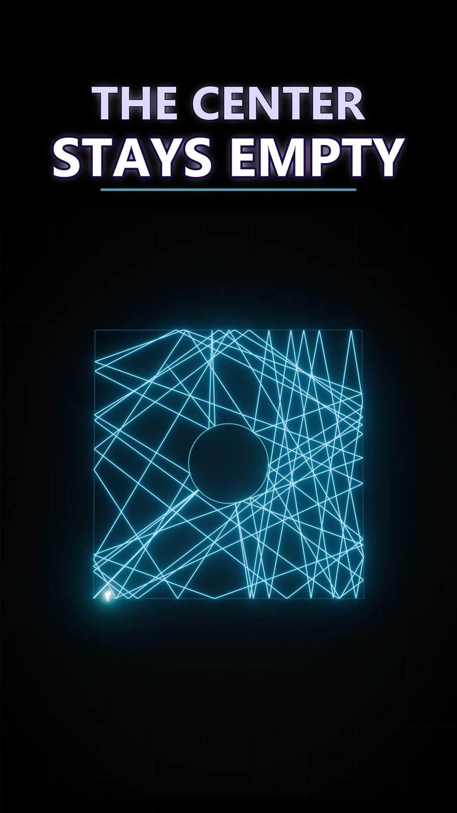 One Circle Can Turn a Bouncing Ray Into Chaos