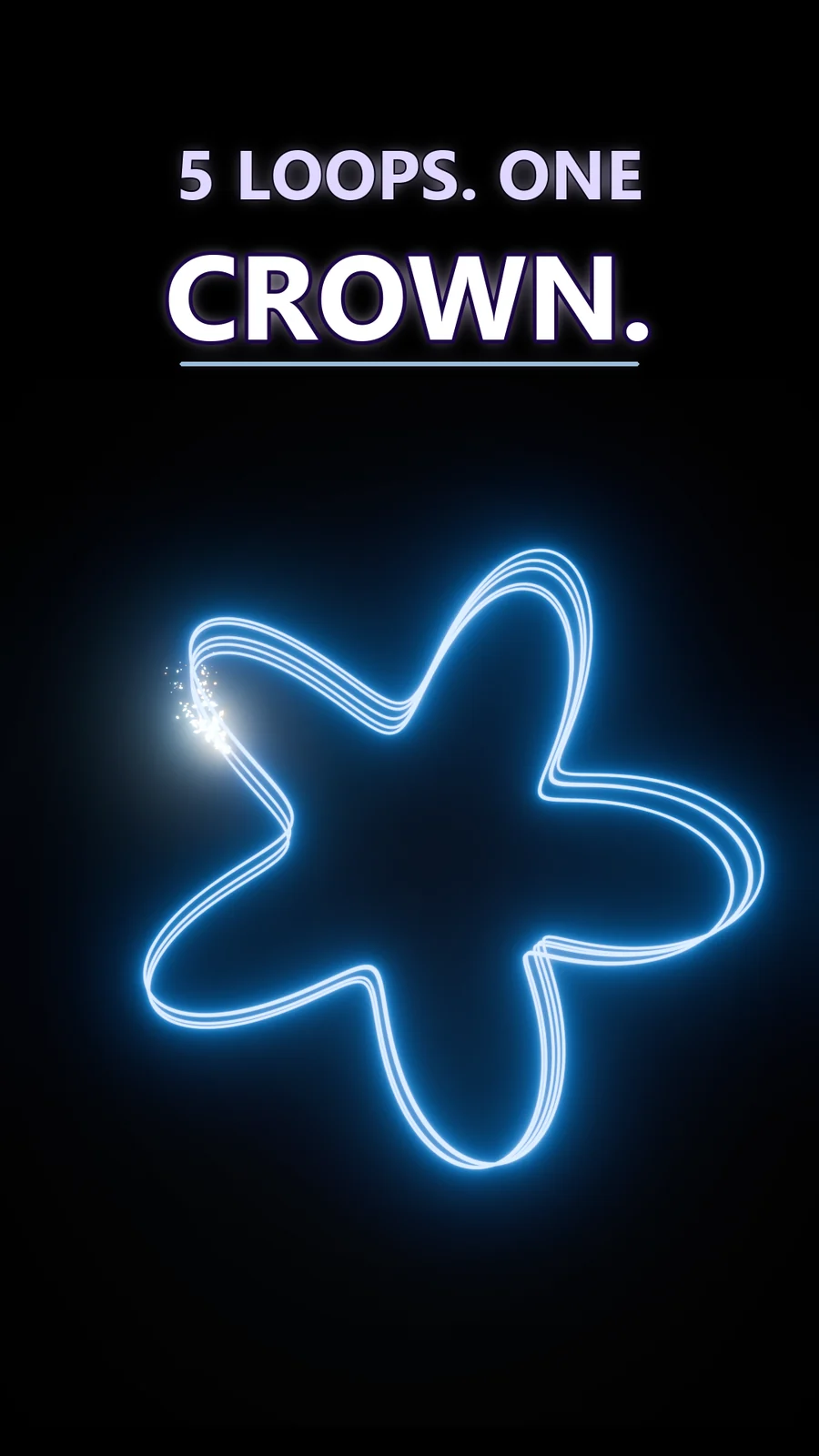 Can One Line Weave a 3D Star Crown?