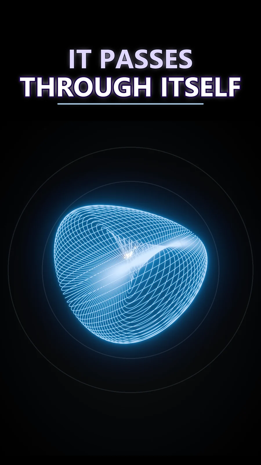 64 Loops Weave a Surface Through Itself